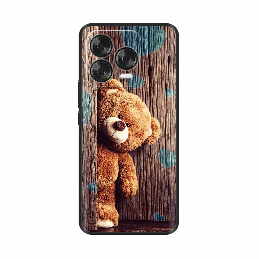 Luxury Black Silicone Back Cover - Elegant Design Case