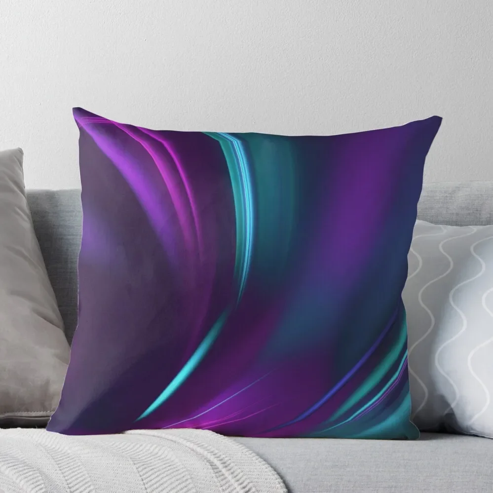 

Purple Teal Swirl Throw Pillow Decorative Cushion Cover christmas ornaments 2024