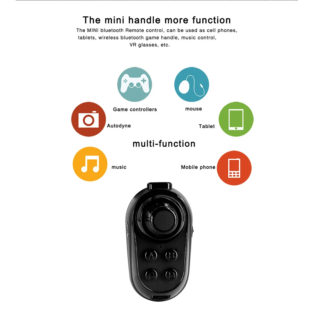 Game Controller R1 Mini Ring Bluetooth 4.0 Rechargeable Wireless VR Remote Joystick Gamepad For Android 3D Glasses Accessories