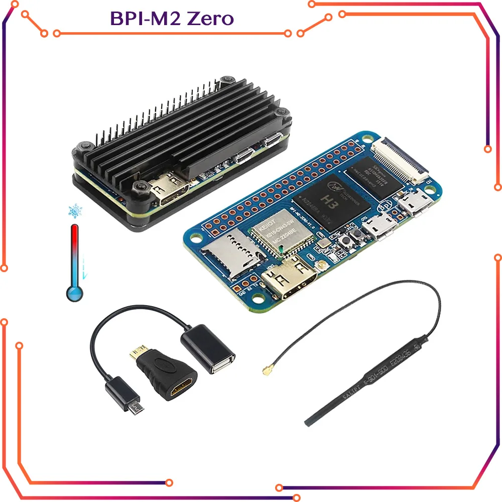 

Banana Pi M2 Zero BPI-M2 Zero Alliwnner H3 Cortex-A7 WIFI & BT Same Size as Raspberry Pi Zero 2 W Optional Case Power Supply
