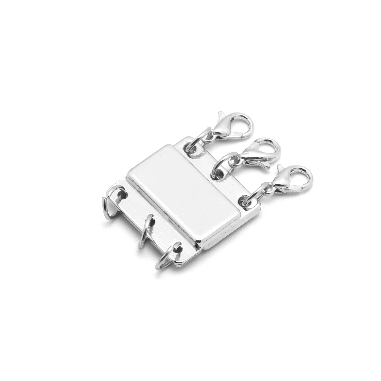 4 Fermoirs Toggle Rond Argent Pour Collier Bracelet Apprêts Création Bijoux F054