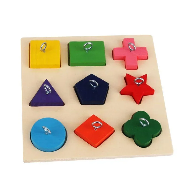 Parrot Educational Toys Parrot Interactive Training Toys Wooden Block Birds Puzzle Toy Bird Supplies 3