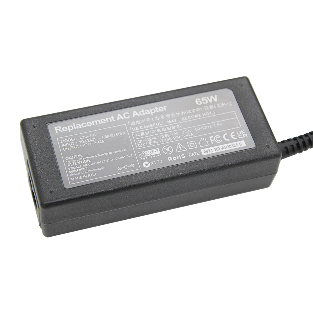 Asus X401A X550C A450C Y481 X501LA X551C V85 A52F X555/TOSHIBA/GATEWAY 용 19V 3.42A 5.5x2.5mm 65W AC 노트북 어댑터 충전기