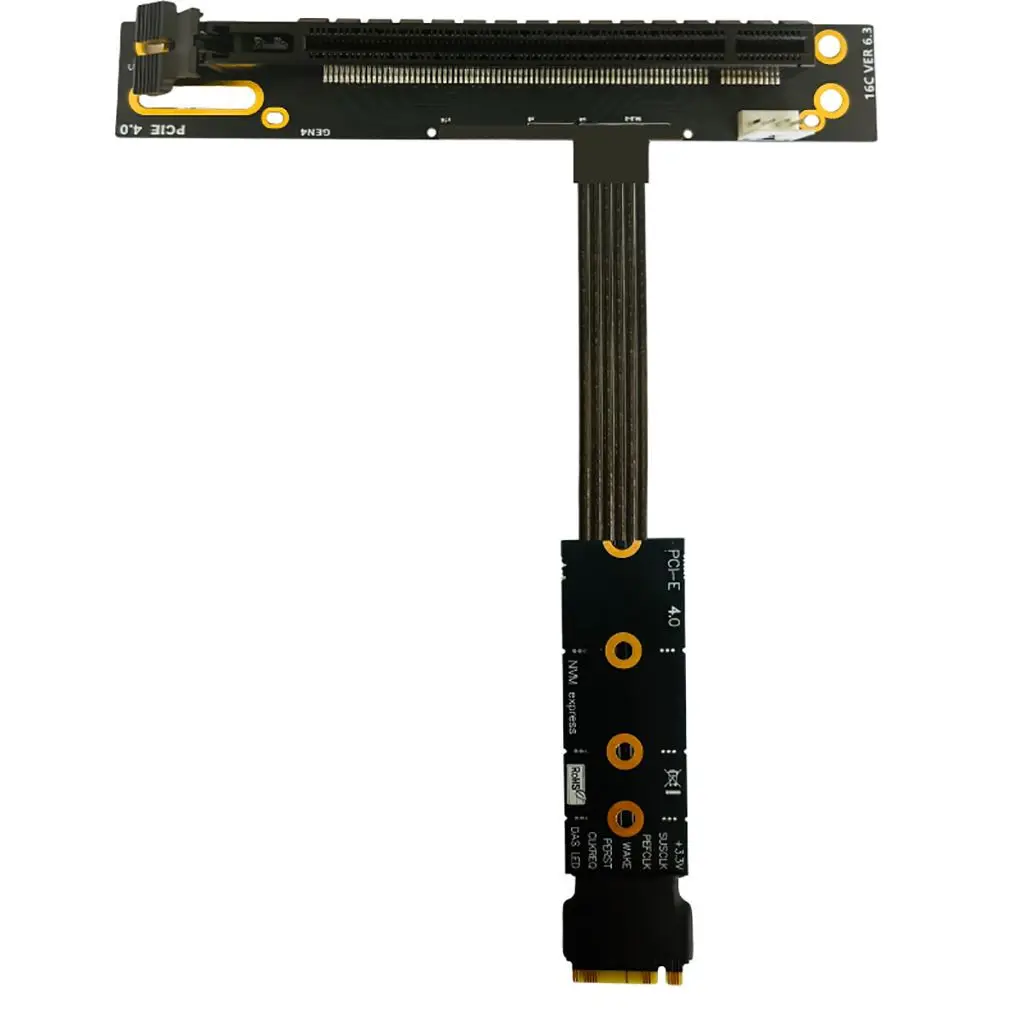 PCIe 3.0 PCI-E 4.0 x16 1 bis 2 Erweiterungskarte Gen4 Split-Karte PCIe-Bifurkation 16X bis x8x8 Abstand CPU 4P/Sata-Stromversorgungsanschluss – Detail 12