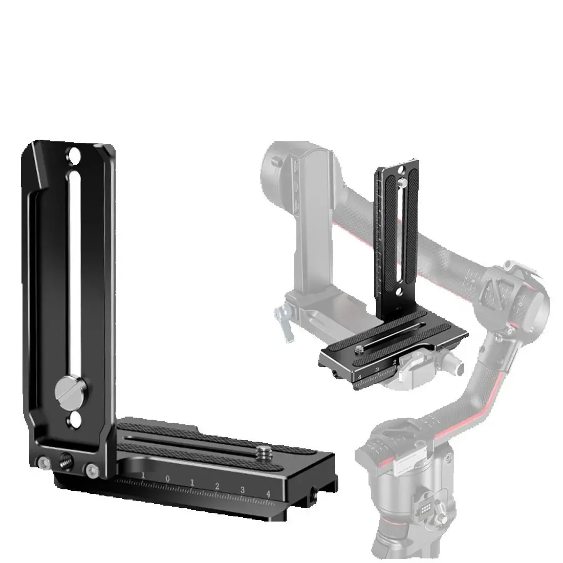 L Bracket Vertical Plate Support Holder Quick Release Switchable