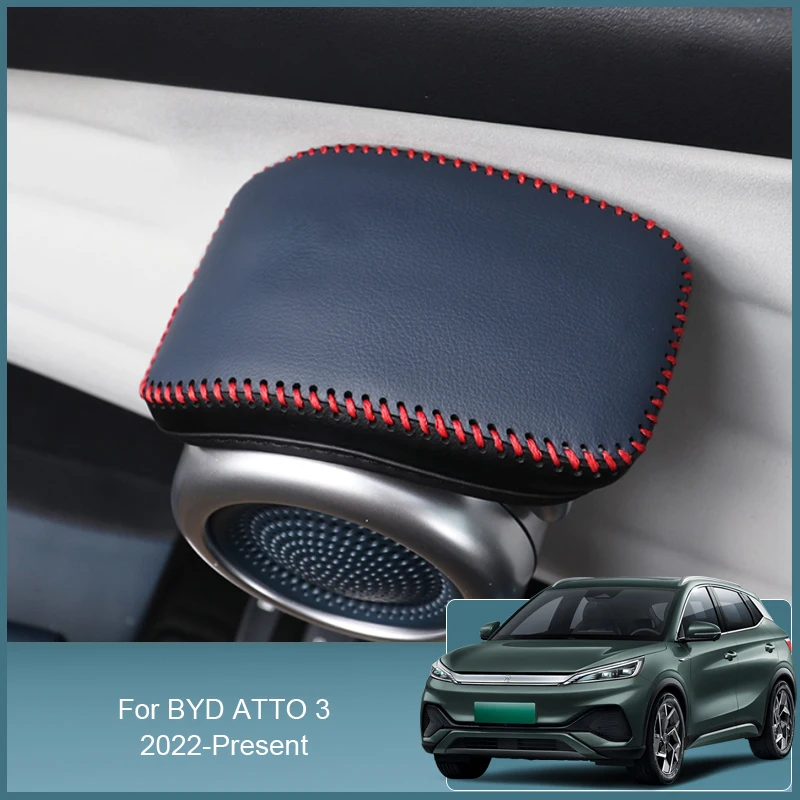 

1PC Car Styling Inner Door Handle Cover For BYD ATTO 3 2022-Present Interior Button Case Anti-Scratch Cover Auto Accessories