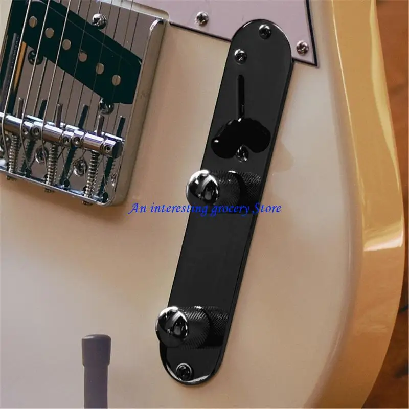652D E-Gitarren-Steuerplatte, Ersatzteil-Set mit Befestigungsschrauben, Gitarren-Steuerplatte, Brückenschalter-Steuerplatte – Detail 7