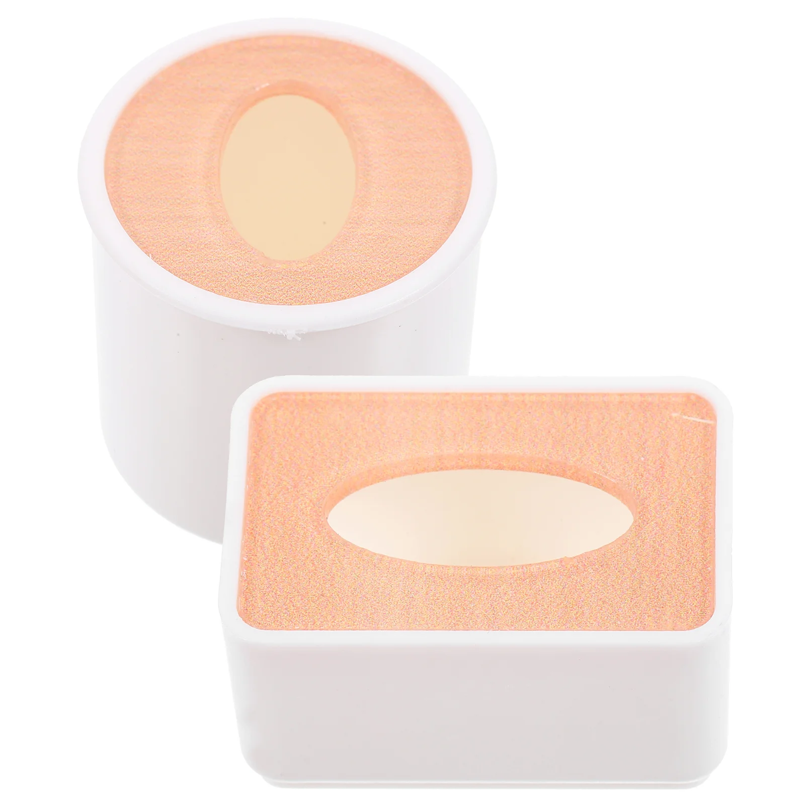 

2 Pcs Miniature Tissue Box Sister Gifts for Birthday Holder Toy Model Friend Plastic Small Holders