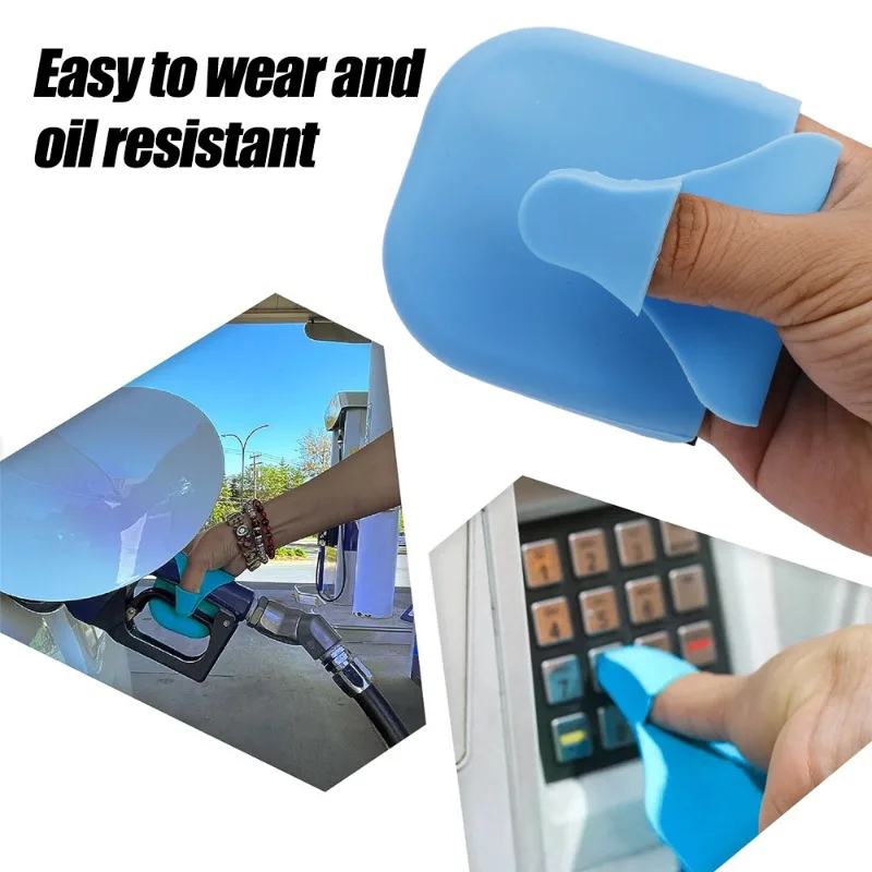 Portable Refueling Gun Protective Gloves Universal Reusable Fueling Pollution Isolator Car Repair Wearing Equipment with Magnet work gloves