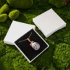 Fashion Openable Princess Enamel Bow Easter Egg Pendant Necklace for Women Sweet Party Jewelry Keychain Pendant Valentine Gift 5