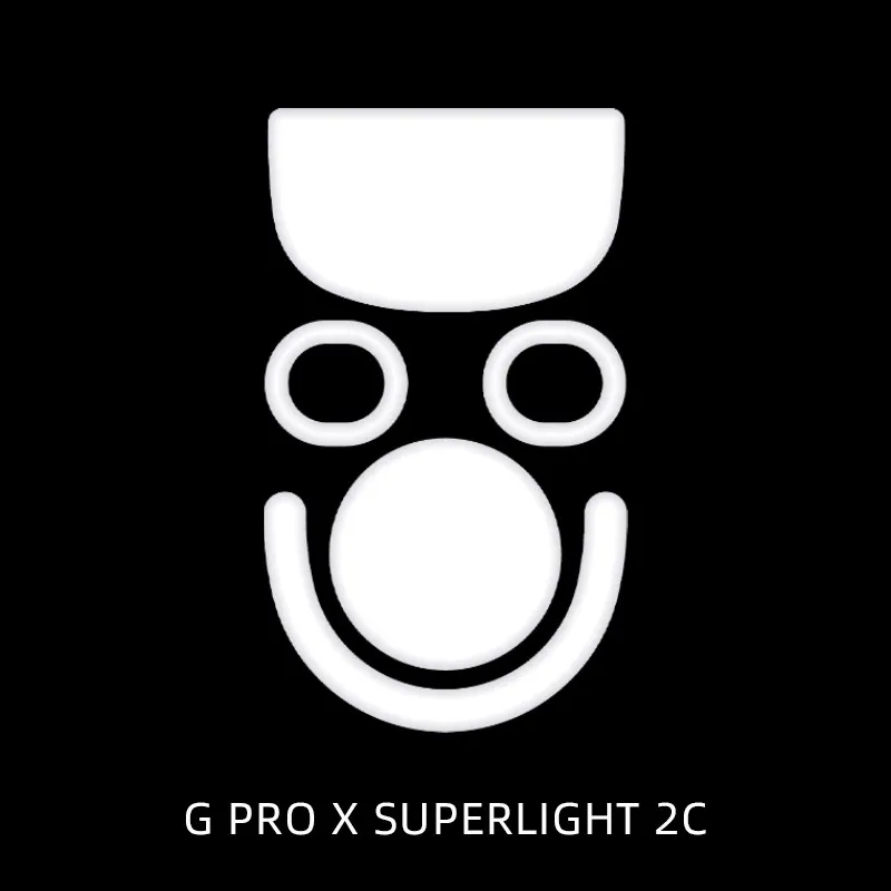 새로운 Esports Tiger Gaming ICE 버전 마우스 피트 마우스 스케이트 G Pro X Superlight 2C 마우스 화이트 글라이드 엣지용