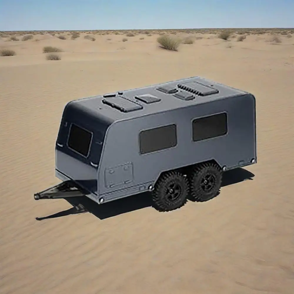 1:18 Maßstab Ferngesteuerter Kunststoff-Anhänger mit Vier Rädern, Kletterfahrzeug für Spielzeug JJRC C8818 RC Rock Crawler Automodell für Erwachsene – Detail 4