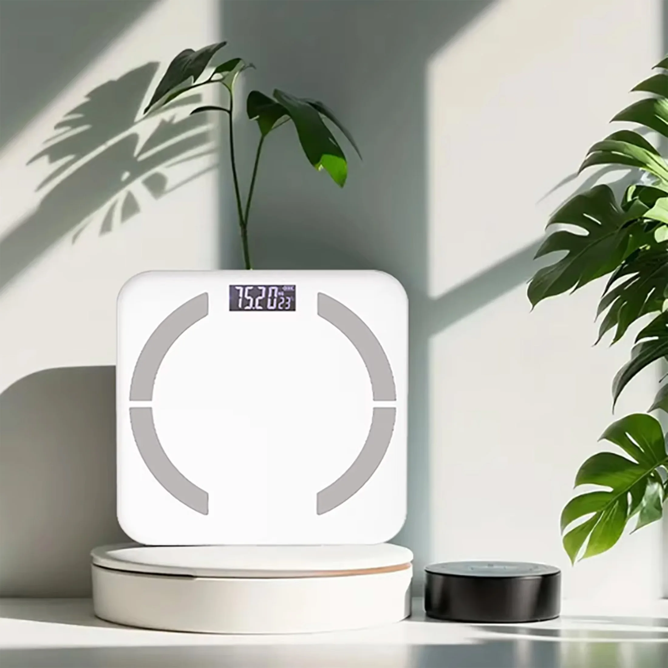 1pc-1pc High-Precision Body Weight Scale-Durable Design, Rounded Corners, Accurate and Reliable Weight Measurement