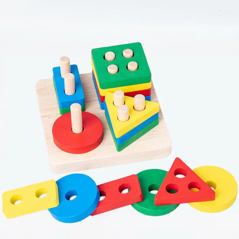 Montessori Shape Stacking Toy 3