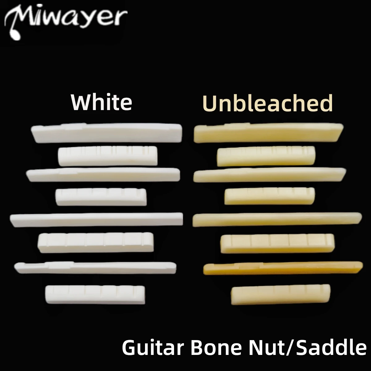 Spille Per Ponte Chitarra Acustica In Osso, Oversize, Senza Punti, Intaglio, JP Guitars USA