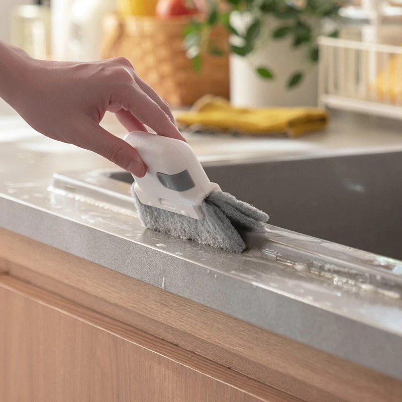 Groove Cleaning Tool Window Frame Door Groove Cleaning Brush Sliding Door Track Tools Hand-held Crevice Cleaner cleaning brush