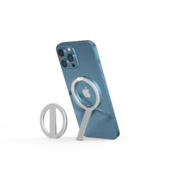 Enhanced Product Title:  
Sleek Magnetic Aluminum Phone Holder with Strong Grip (Silver)