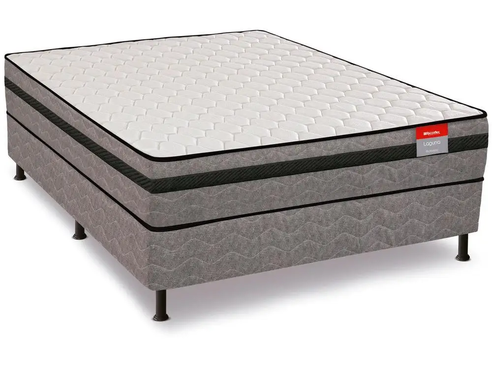 Cama Box Casal Reconflex Conjugada de Mola 2