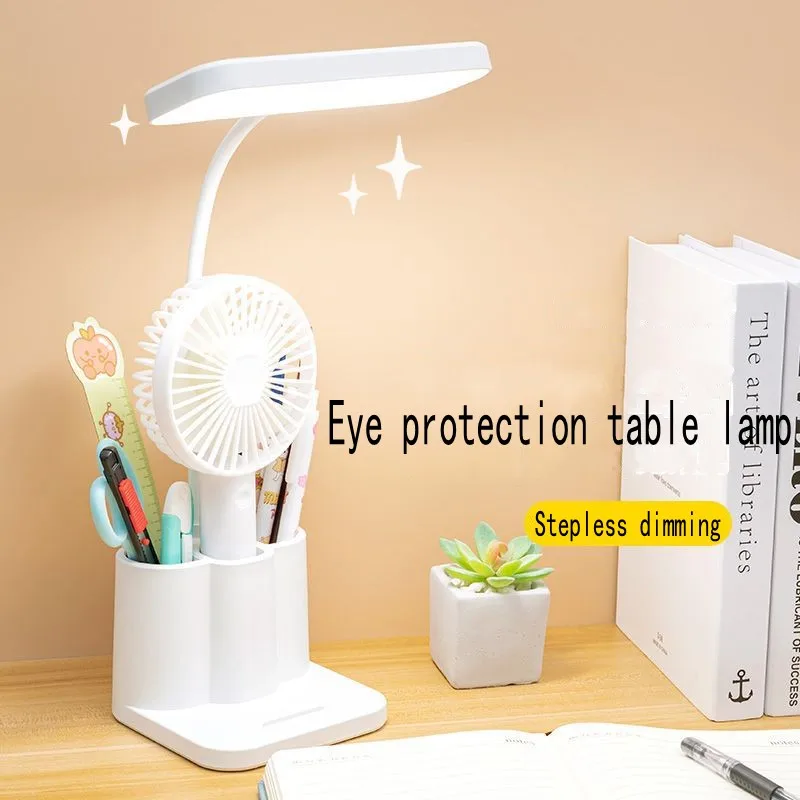 USB Learning Dormitory Bedroom Bedside Reading Night Light LED Desk Lamp Eye Protection Desk College Student Nightlights 4