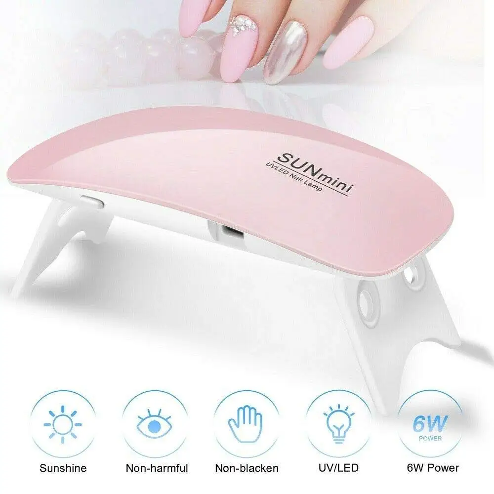 LULAA Mini Mouse Gel Nails Polish Drying Lamp USB Nail Phototherapy Machine Professional Manicure Tool Salon Equipment 3