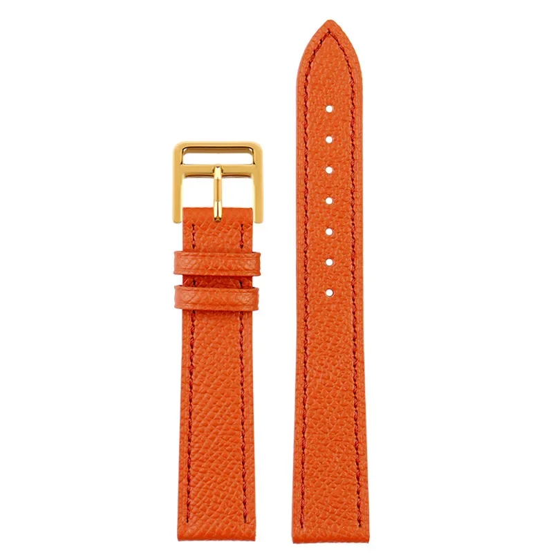 Genuine Leather Soft Cowhide Watch Strap - Fashionable & Comfortable Bracelet