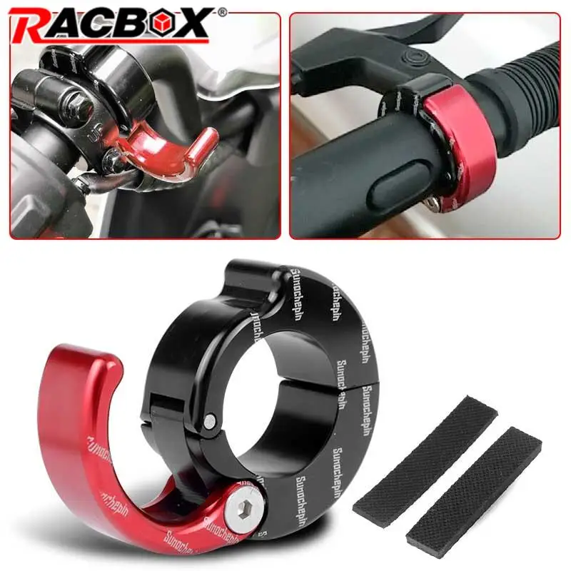 Motorcycle handlebar hook CNC Aluminum Motorcycle 22mm Helmet Hook Luggage Bag Hook Holder Hanger hooks Motorbike Scooter Helmet Bags Gadget Glove hooks