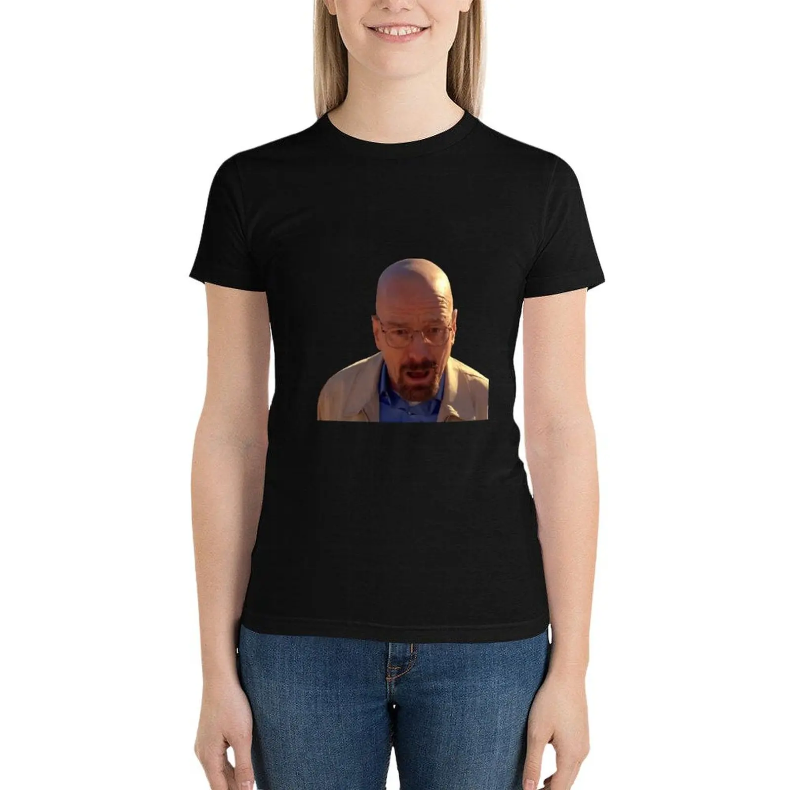 Walter White breaking down T-Shirt Aesthetic clothing aesthetic clothes plain t shirts for Women
