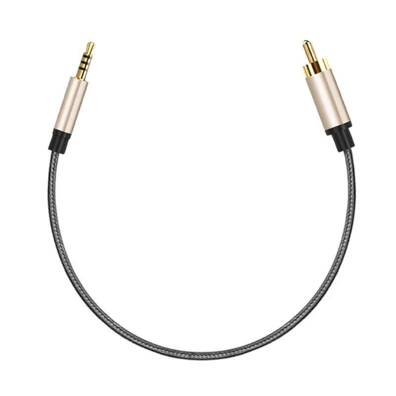 

3.5mm to Male RCA Stereo Adapter Coaxial Cable, Gold Plated Connector AUX RCA Cord, Auxiliary to RCA N2UB