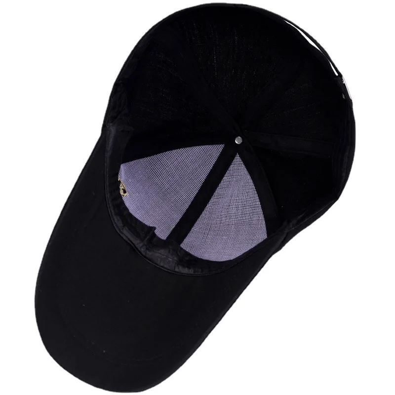 Fashion Big Head Men And Women Canvas Small F Baseball Cap Four Seasons Casual Versatile Duck Tongue Cap Sunscreen Outdoor Hat
