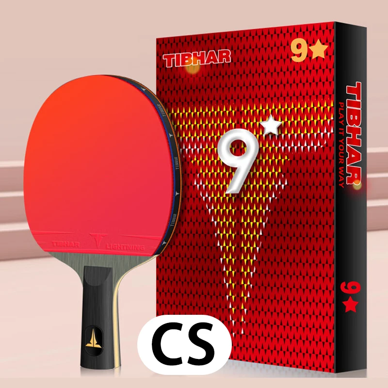 TIBHAR Table Tennis Racket Pimples-in Ping Pong Rackets Blade 6/7/8/9 Stars With Bag Paddle Bat table tennis racket film