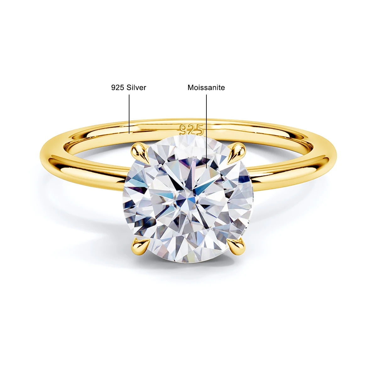 925 Silver 1ct