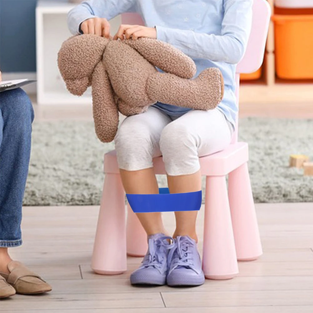 5pcs Chair For Kids Desk Foot Band Exercise Loop Band Multi-Color Resistance Leg Tension Bands Bouncy Bands For Office Home Gym