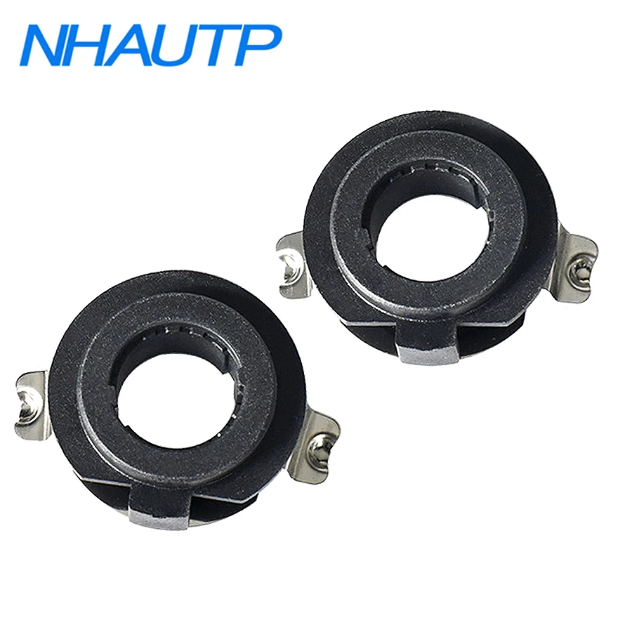H7 Adapter Holder 1 Set for Mercedes Benz B C GLA Series C260 GLS450 ML350 GL450 GLA250 Headlight