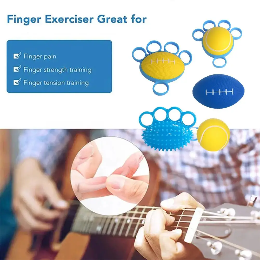 Description Picture 3 of itemHand Therapy Grip Strengthener Ball Stretcher Finger Power Fitness Arm Exercise Muscle Relex Recovery Rehabilitation Equipment