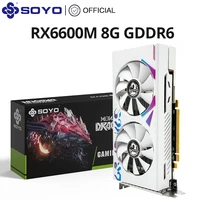 Оригинальная видеокарта SOYO RX6600M 8G GDDR6, HDMI-совместимый, DP PCIE 4.0, подходит для настольных игровых компьютеров 1