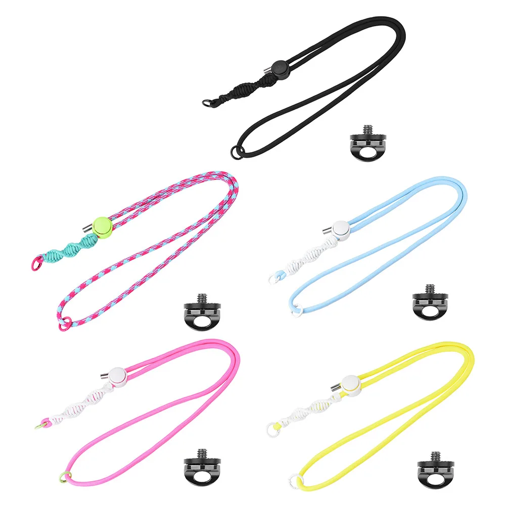 Crossbody Strap with 1/4 Screw Camera Lanyard Anti-Lost Rope for DJI Osmo Pocket 3 for Insta360 X4 Accessories