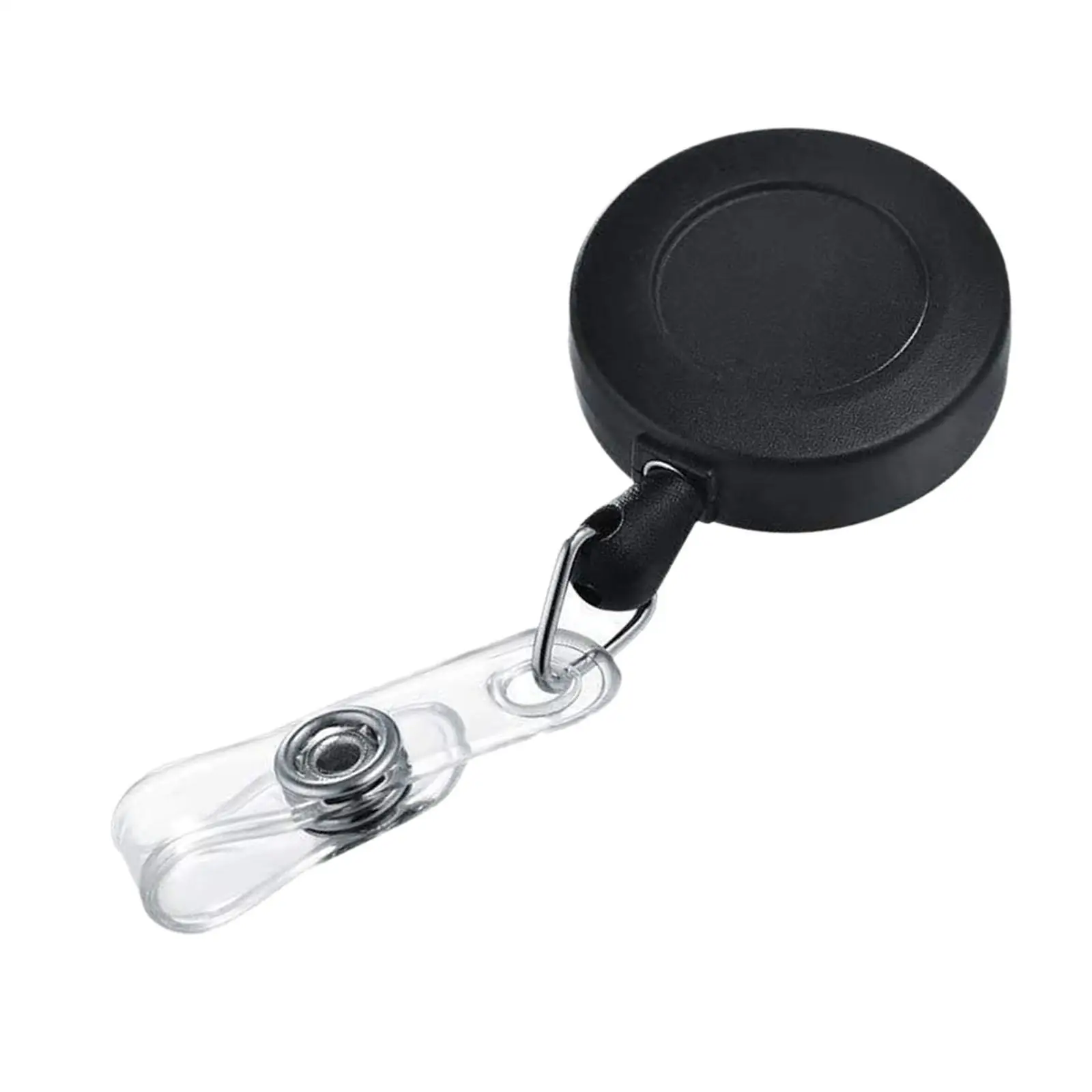 Retractable Badge Reel Heavy Duty Rounded Portable with Clip for Men Women Badge Clip Badge Holder for Nursing Teacher Office