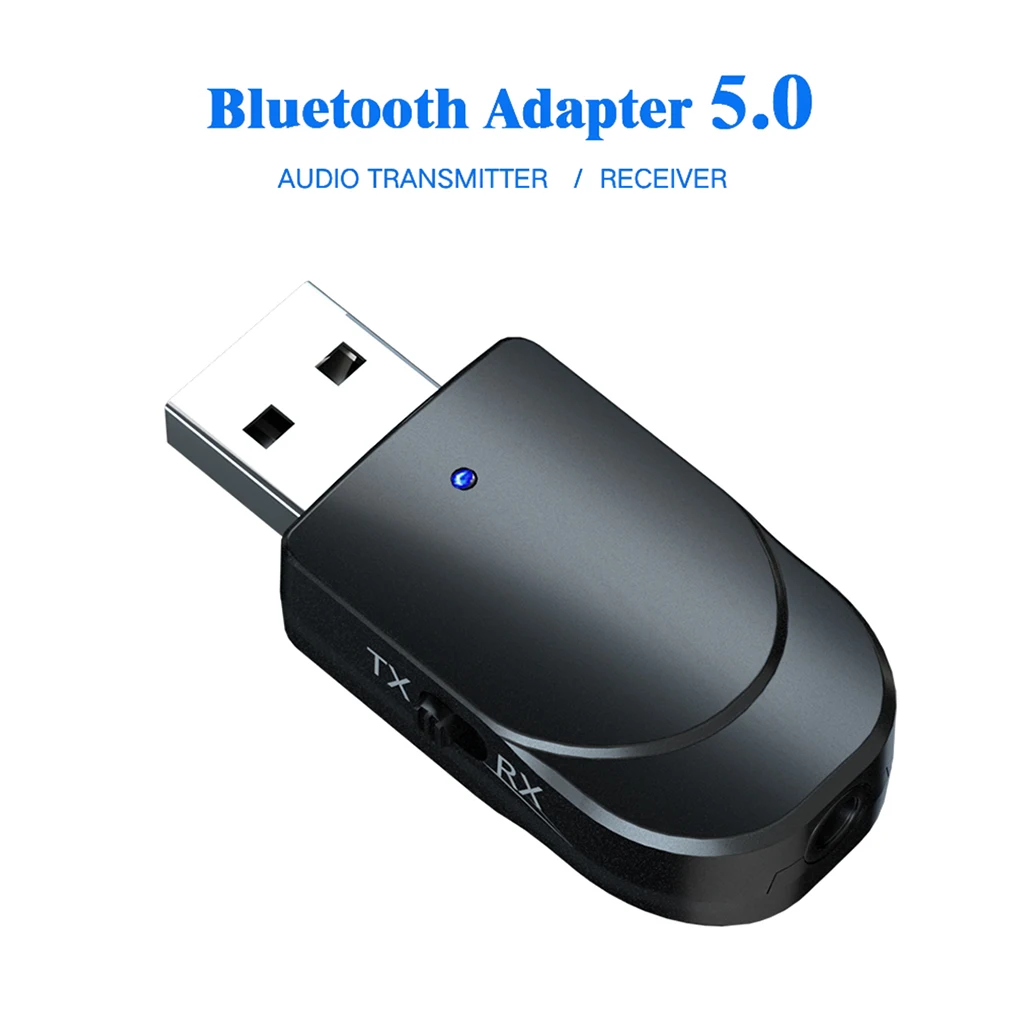 

Bluetooth 5 0 Audio Receiver Transmitter 2 in 1 Mini 3 5mm Jack AUX USB Stereo Music Wireless Adapter