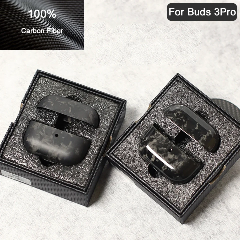 100 % Kohlefaser-Hülle für Samsung Buds 3 Pro 3Pro, Schutzhülle, kabelloser Bluetooth-Kopfhörer, ultradünne Abdeckung für Buds3 Pro