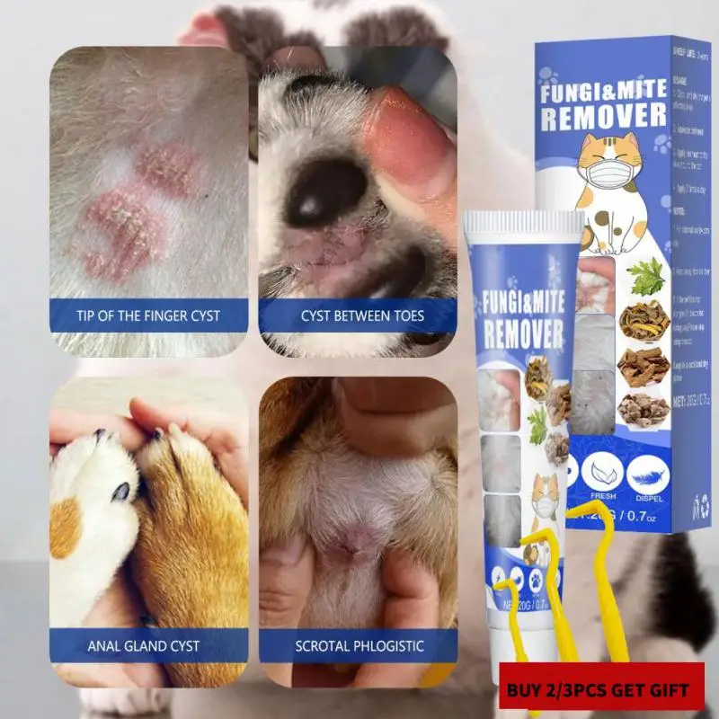 

Крем для удаления клещей от собак и кошек