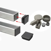  16pc Multi-size plastic tube insert plug End Caps non slip feet leveling pad for Furniture Chair table Leg Cover Floor Protector 