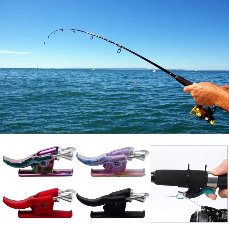 Sea Fishing Casting Trigger Surf Fishing Trigger Aid Fishing Rod Clamp  Fixed Spools Casting Aid Thumb Button Cannon Clip