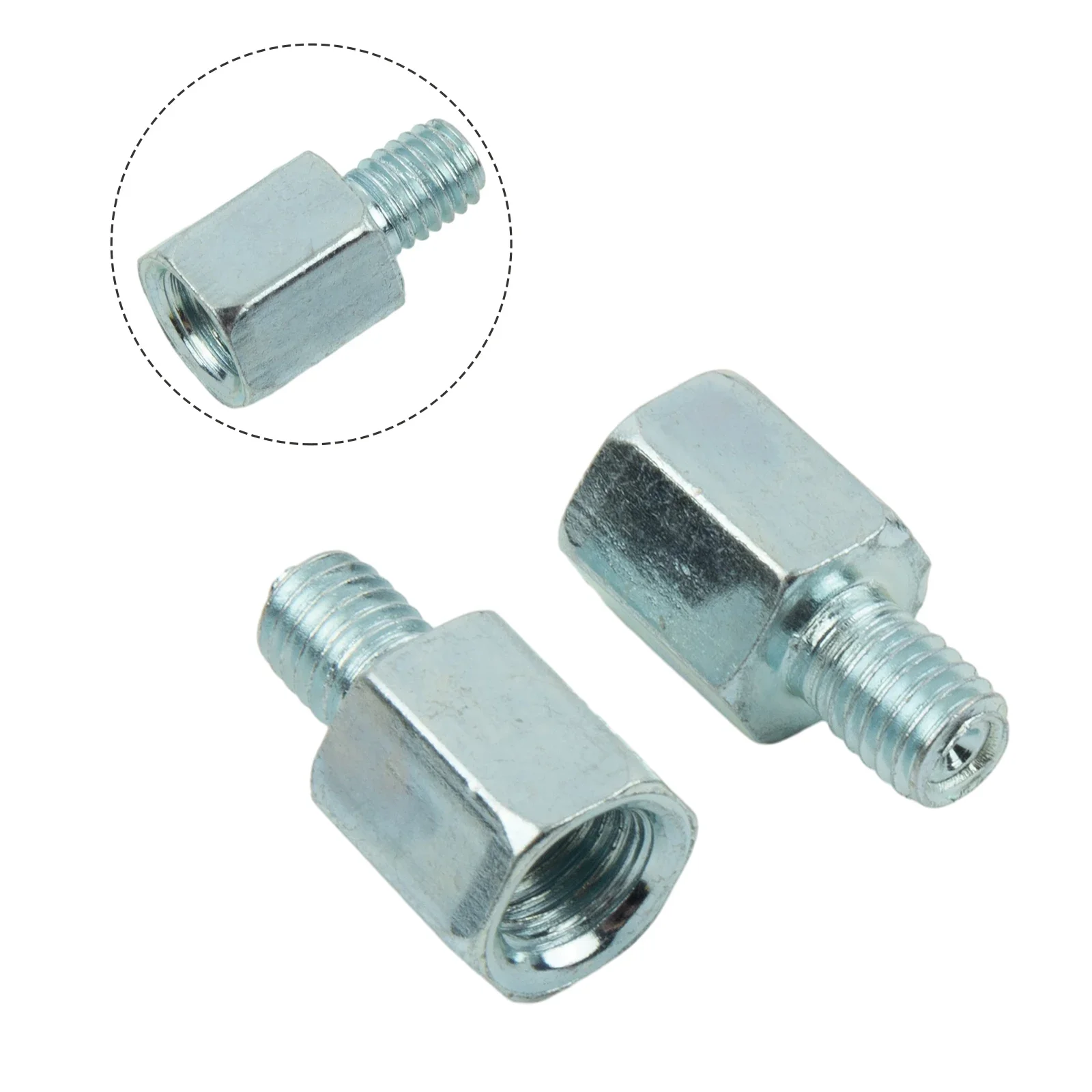 Mirror Adapters 10mm to 8mm, Motorcycle Scooter Clockwise Threaded, Material with Guaranteed Detail and Quality
