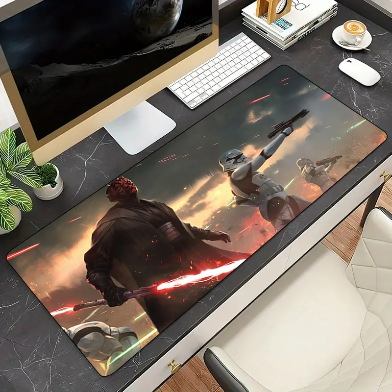 

Custom Large Mouse Pad Marvel Star Wars Darth Maul Cool Gaming Mouse Mat PC Office Rubber Table Mat Large Mouse Mats PC Deskmat