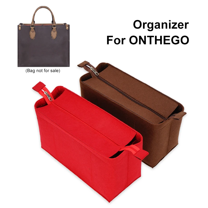 Felt Organizer Insert for OnTheGo handbags - Fits On The Go MM GM tote bags