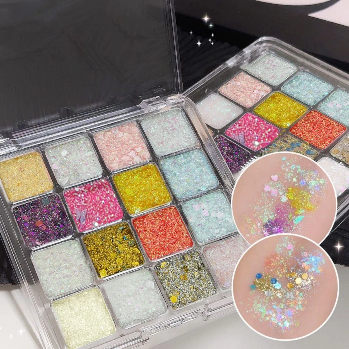 Sixteen-color Eyeshadow Palette Pearl Matte Bright Ground Color Korean Makeup