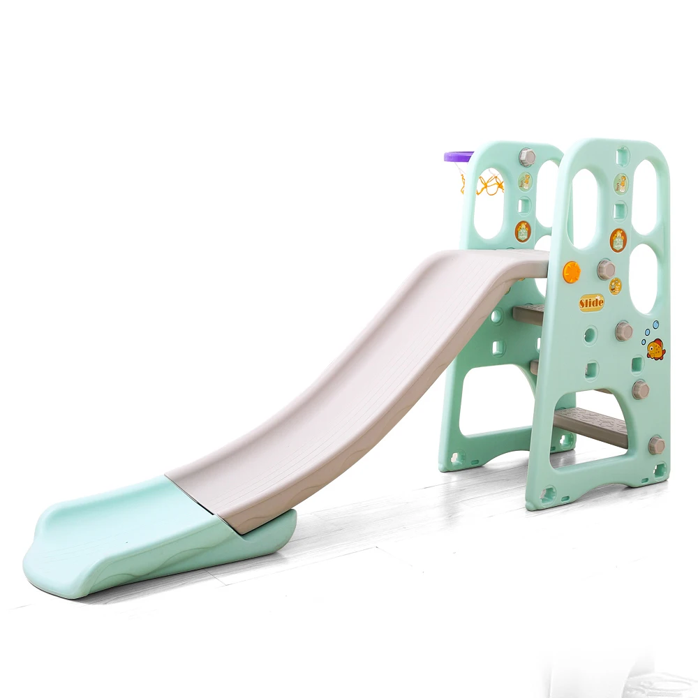 Hobby tree plastic kids slide for indoor playground