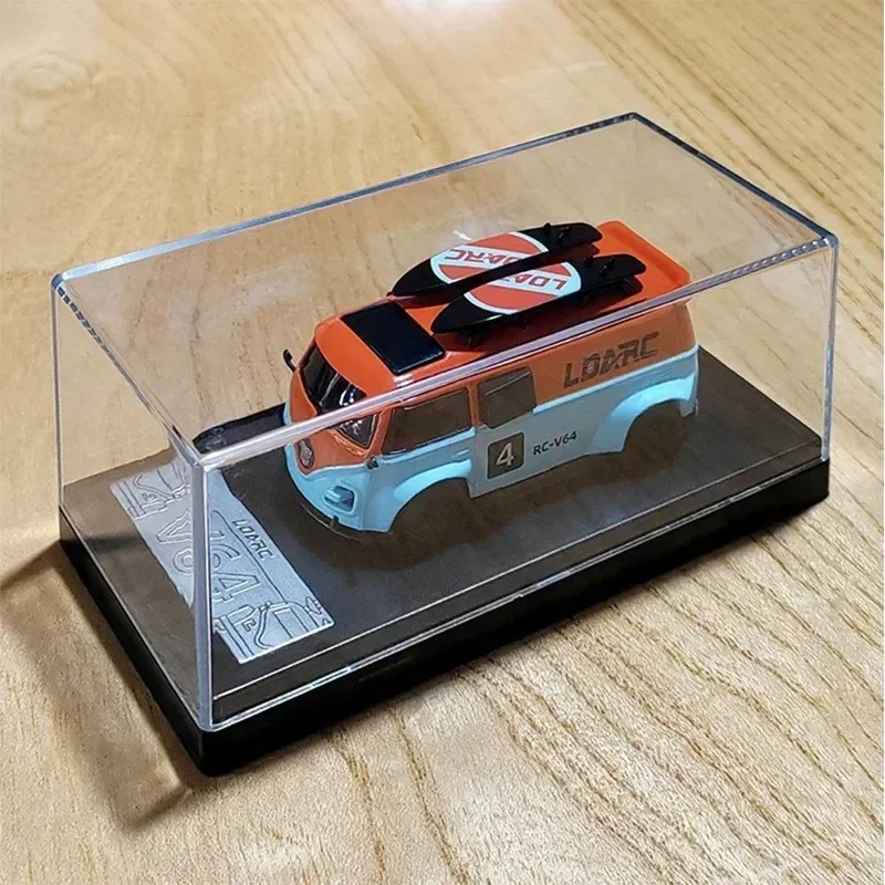 1:64 Mini Micro Simulation Rtr Remote Control Car Ldarc Radian V64 Rc Model Bread Racing Car Toy 4 Colors Available Outdoor Toy 6