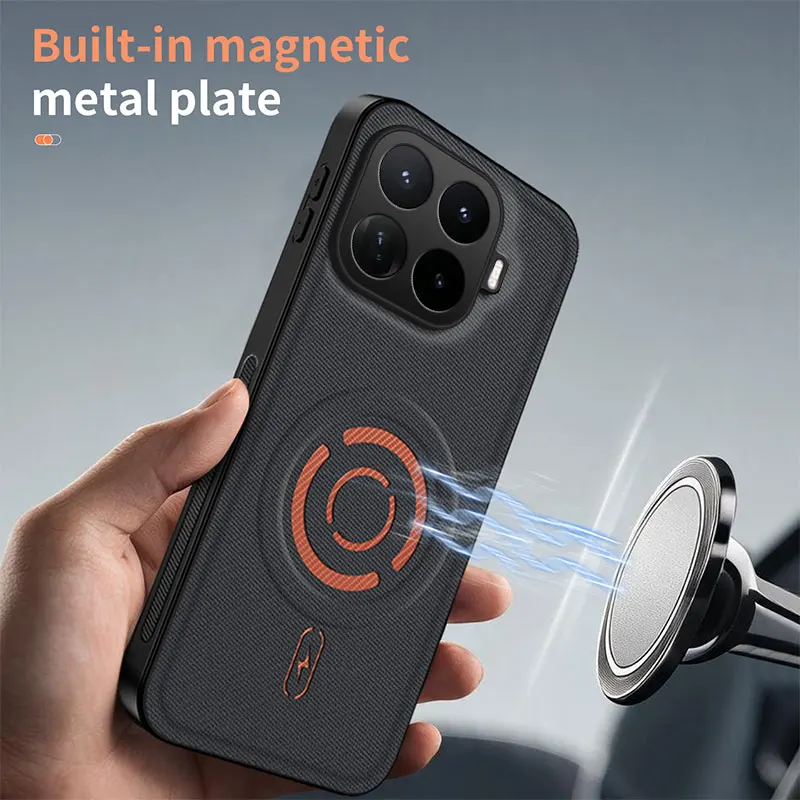 Luxury Magnetic Silicone Shockproof Protective Phone Case