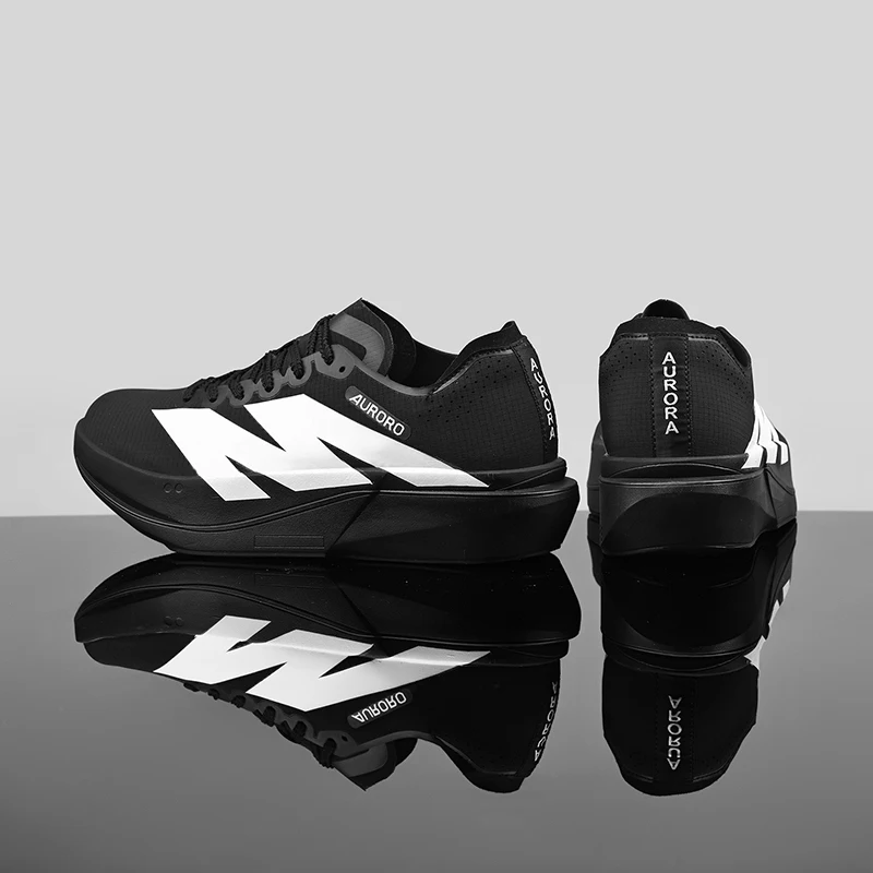 Scarpe da Corsa Sportive da Uomo con Piastra in Carbonio, Sneakers Ammortizzanti per Maratona, Atletica, Allenamento e Camminata Casual - immagine 4